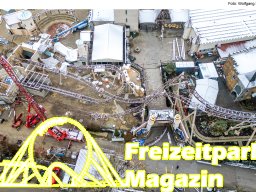 Aufbau des Themenbereichs „Sonnenbucht“ in FANTASIA (Dezember 2024)